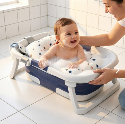 BAÑERA PLEGABLE BEBES TERMOMETRO 2026
